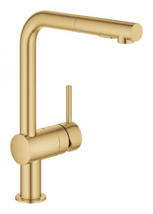 Dřezová baterie Grohe Minta s otočným ramínkem kartáčovaný Cool Sunrise 30274GN0