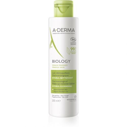 A-Derma Biology hydratační odličovací mléko 200 ml