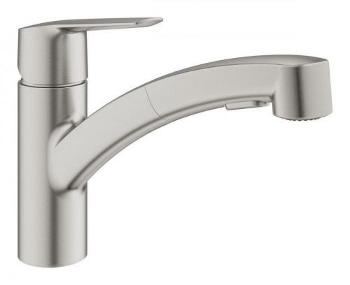 Dřezová baterie Grohe Start s otočným ramínkem, 2 proudy supersteel 30531DC1