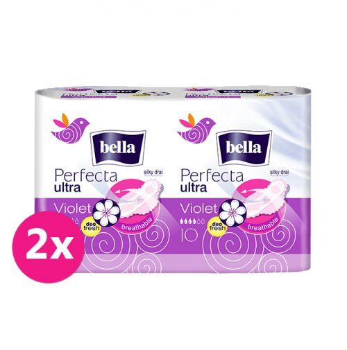 2x BELLA Perfecta violet duo 20 ks (10+10)