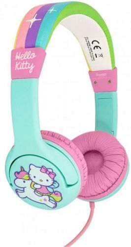OTL Tehnologies Rainbow Kitty Pink dětská sluchátka