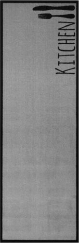 Šedý běhoun Zala Living Cook & Clean Kitchen Cutlery, 50 x 150 cm