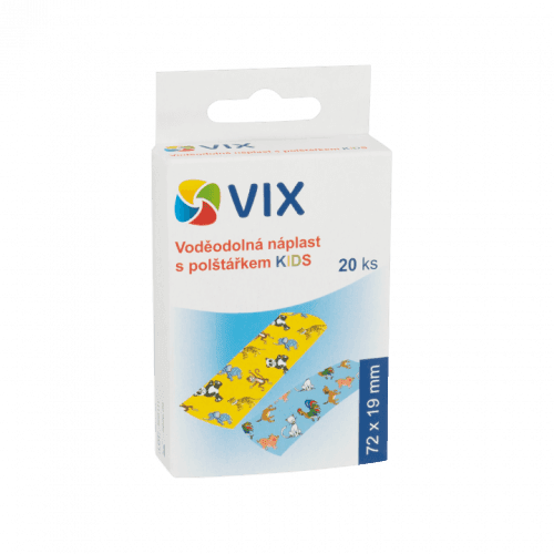 VIX Voděodolná náplast s polštářkem Kids 20 ks