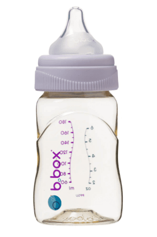 B.box Antikoliková kojenecká láhev 180ml, růžová