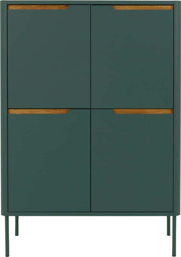 Zelená komoda Tenzo Switch, 90 x 128 cm
