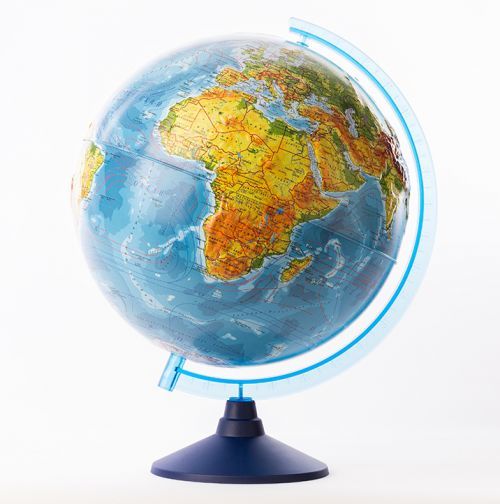 Globus zeměpisný s reliéfem CZ 32 cm