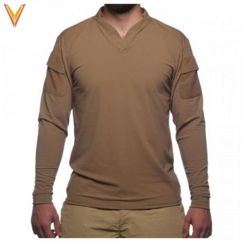 Funkční triko Long Boss Rugby Velocity Systems® – Coyote Brown (Barva: Coyote Brown, Velikost: S)