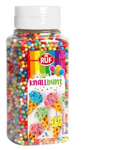 Cukrové zdobení barevné perličky 125g - RUF