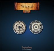 Drawlab Entertainment Wizard Metal Silver Coin
