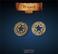 Drawlab Entertainment Wizard Metal Gold Coin