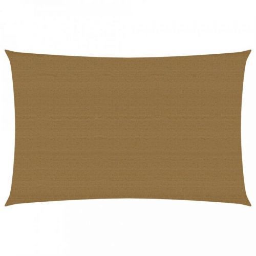 Stínící plachta obdélníková HDPE 2 x 4,5 m Dekorhome Oranžová