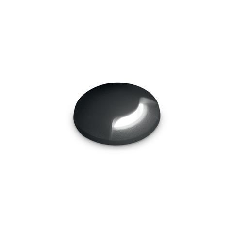 Venkovní nájezdové svítidlo Ideal Lux WAY ONE SIDE 4000K 269696 G9 1x1,7W IP67 5cm černé s jedním bočním světlem Studená bílá