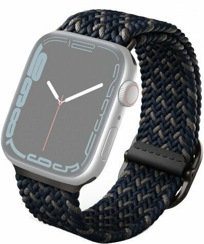 Uniq Řemínek Aspen Designer Edition Braided 41/40/38mm Obsidian Blue 45 mm-44 mm-42 mm