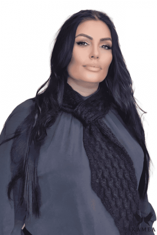 Šála Kamea K.21.840.08 Černá - OS