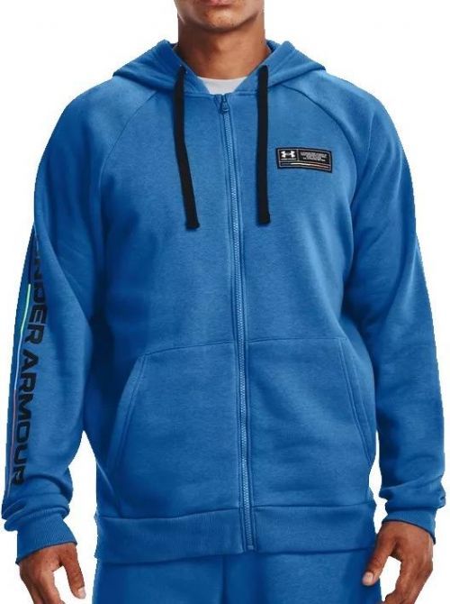Mikina s kapucí Under Armour UA Rival Fleece Chroma FZ HD-BLU