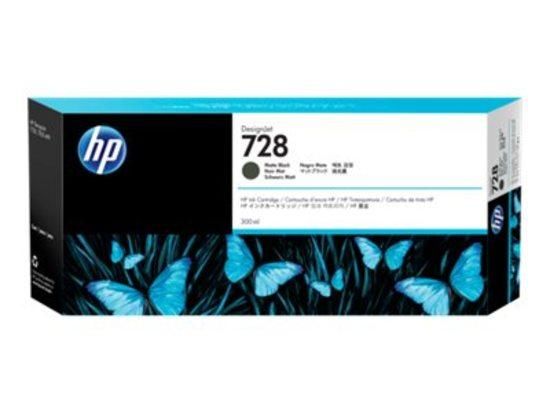 HP 728 300-ml matně černá DesignJet Ink Cartridge, F9J68A