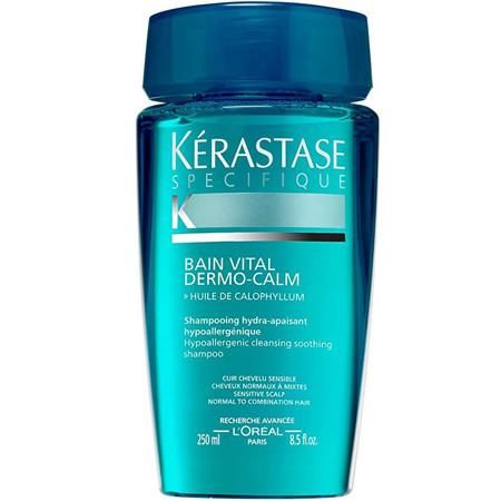 Kérastase Šampon pro citlivou vlasovou pokožku pro normální až smíšené vlasy Bain Vital Dermo-Calm (Hypoallergenic Hydra-Soothing Shampoo) 250 ml, 250ml