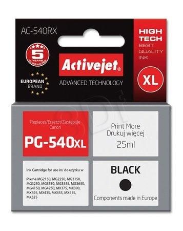 ActiveJet Ink cartridge Canon PG-540XL Prem. Bk  AC-540RX   25 ml, EXPACJACA0126