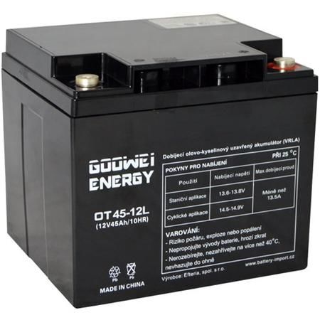 GOOWEI ENERGY Pb záložní akumulátor VRLA GEL 12V/45Ah (OTL45-12), OTL45-12