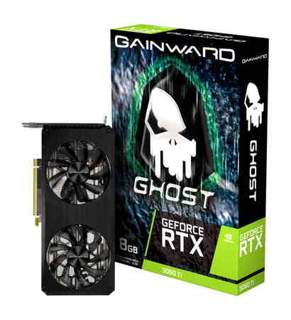 GAINWARD GeForce RTX™ 3060 Ti Ghost LHR 8GB GDDR6 256bit 3xDP HDMI, NE6306T019P2-190AB
