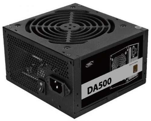 DEEPCOOL zdroj DA500 / 500W / ATX / 120 mm fan / PFC / 80 Plus Bronze, DP-BZ-DA500N