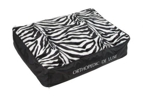 Olala Pets Ortopedická matrace De Luxe 60 x 40 cm zebra