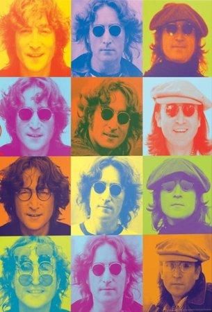EUROGRAPHICS Puzzle Barevné portréty Johna Lennona 1000 dílků
