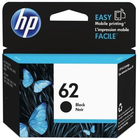 HP 62 Black Original Ink Cartridge (200 pages), C2P04AE#UUQ