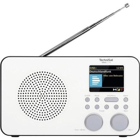 Internetové rádio s DAB+ TechniSat VIOLA 2 C IR, bílé