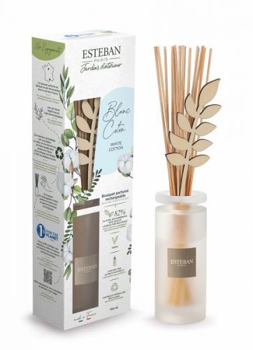 Esteban Paris Parfums  ESTÉBAN AROMA DIFUZÉR NATURE - WHITE COTTON, 100 ML 100 ml