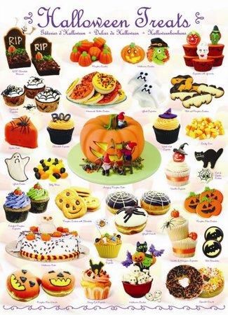 EUROGRAPHICS Puzzle Halloweenské sladkosti 1000 dílků