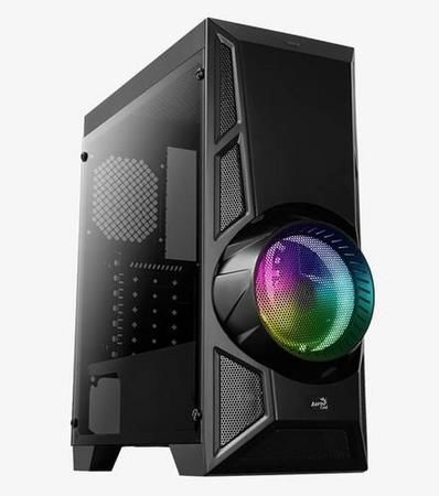 AEROCOOL AeroEngine RGB case (USB3+audio, bez zdroje), MLGAEROENGINE9