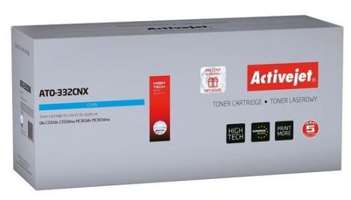 Toner ActiveJet pre OKI ATO-332CNX Cyan  OKI 46508711 3000str., ATO-332CNX