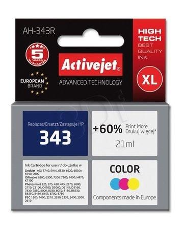 Atrament ActiveJet pre HP AH-343R Tricolor (HP no. 343/C8766EE) 21ml, AH-343R