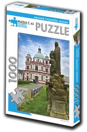 TOURIST EDITION Puzzle Jablonné v Podještědí, bazilika 1000 dílků (č.43)