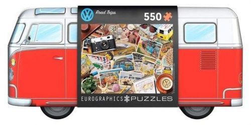 EUROGRAPHICS Puzzle v plechové krabičce Volkswagen Road Trip 550 dílků
