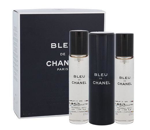 Chanel Bleu de Chanel EDT plnitelný 20 ml + EDT náplň 2 x 20 ml, 3x20ml