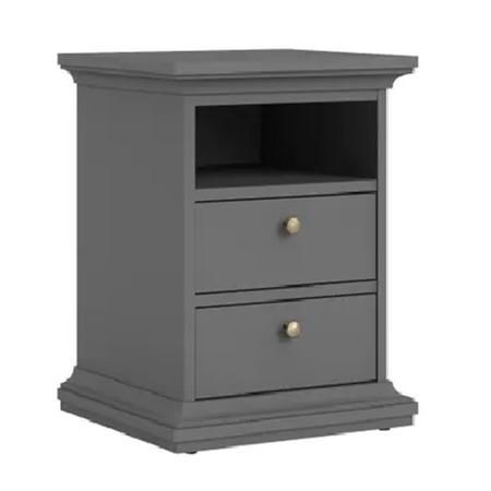 Kondela Noční stolek, šedá, PARIS 70302