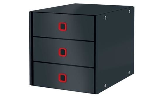 Zásuvkový box Leitz Click&Store COSY, 3 zásuvky, sametově šedá, 53680089