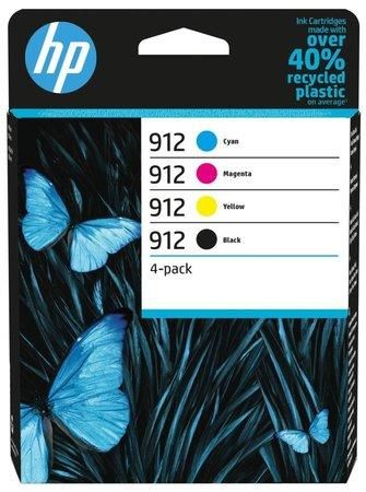 Cartridge HP InkJet 6ZC74AE, CMYK pack, 912, 6ZC74AE
