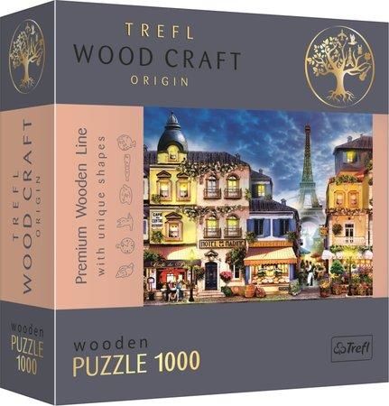 TREFL Wood Craft Origin puzzle Francouzská ulice 1000 dílků