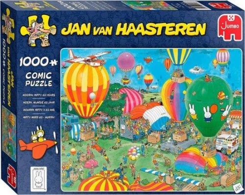 JUMBO Puzzle Miffy slaví 65 let, hurá! 1000 dílků