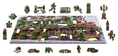 WOODEN CITY Dřevěné puzzle Londýnská hospoda 2v1, 300 dílků EKO