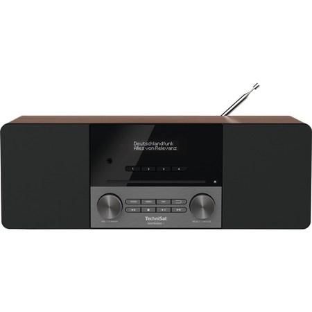 Radiopřijímač DAB+/CD TechniSat DIGITRADIO 3, hnědý ořech