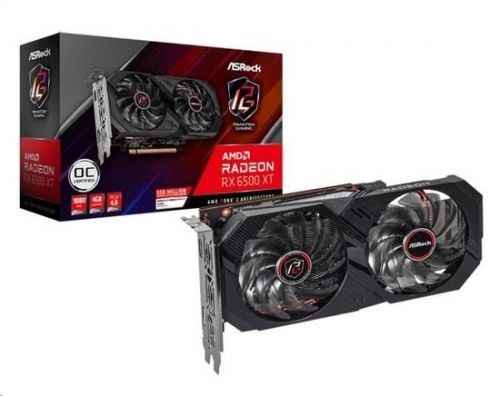 ASRock VGA AMD Radeon RX 6500 XT Phantom Gaming D 4GB OC, RX 6500 XT, 4GB GDDR6, 1xDP, 1xHDMI, RX6500XT PGD 4GO