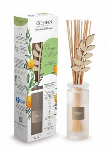 Esteban Paris Parfums  ESTÉBAN AROMA DIFUZÉR NATURE - ORANGE AND GREEN TEA, 100 ML 100 ml