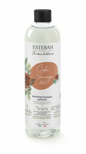 Esteban Paris Parfums  ESTÉBAN NÁHRADNÍ NÁPLŇ DO TYČINKOVÉHO DIFUZÉRU - NATURE - WILD CEDAR, 250 ML 250 ml