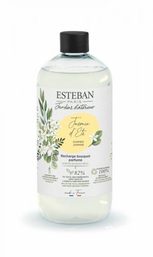 Esteban Paris Parfums  ESTÉBAN NÁHRADNÍ NÁPLŇ DO TYČINKOVÉHO DIFUZÉRU - NATURE - SUMMER JASMINE, 500 ML 500 ml