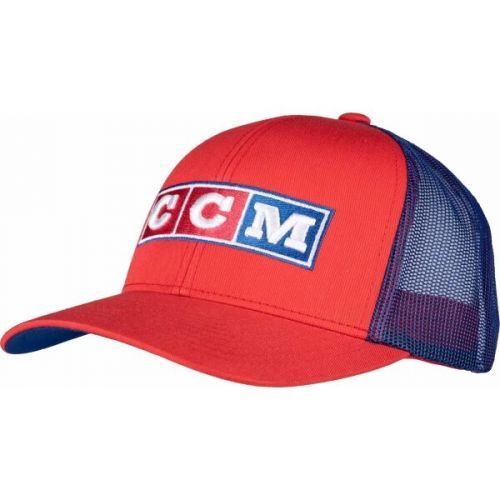 CCM MESHBACK TRUCKER TEAM CZECH Červená UNI - Pánská kšiltovka