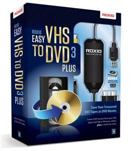 Roxio Easy VHS to DVD 3 Plus BOX - jazyk EN/FR/DE/ES/IT/NL, 251000EU